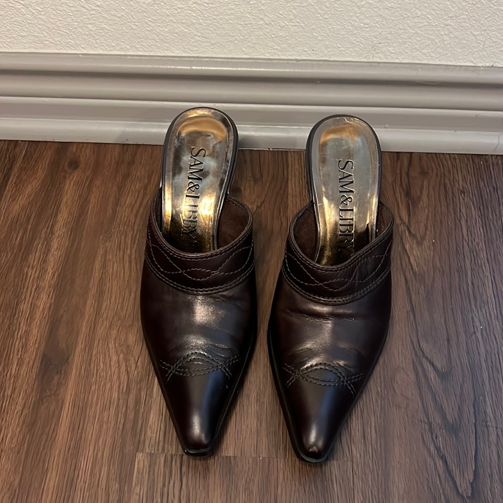 Women mule cowboy boots